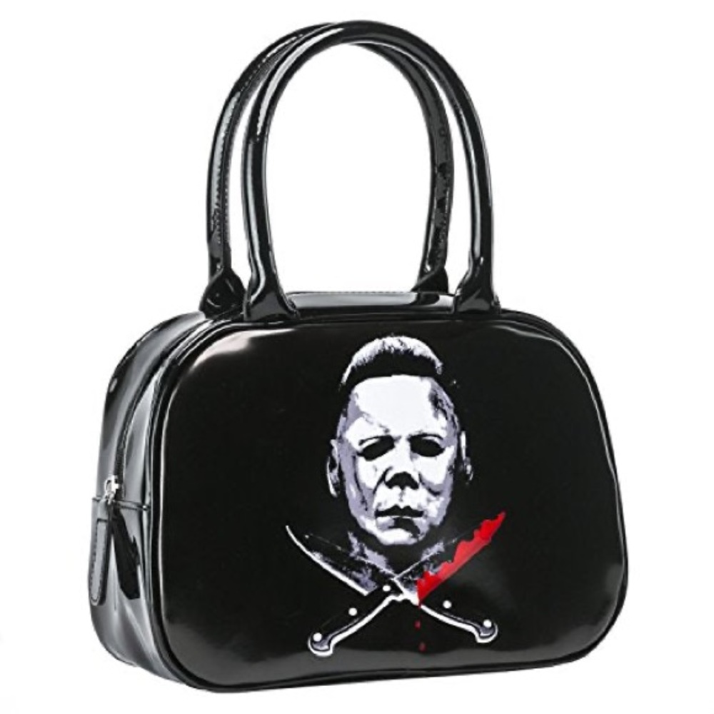 Halloween 2 Cross Knives Michael Myers Handbag‎ Rock Rebel